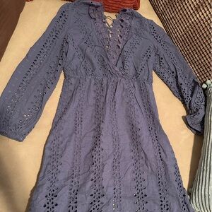 Bardot Purple Lace Dress
